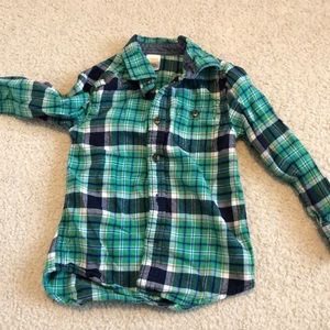 Gymboree flannel shirt for boys size XS (4)